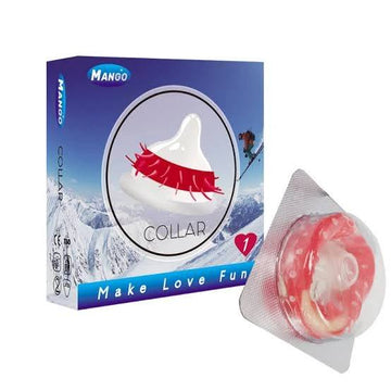 Mango Collar Spike Condoms 1 Piece (With Private Packing ๐)