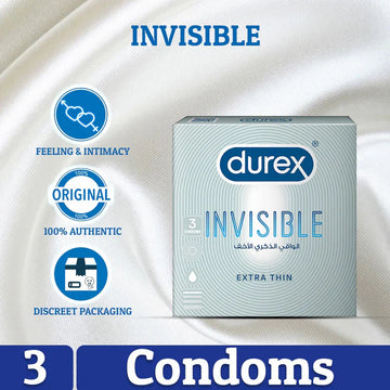 Durex Invesible Premium Imported Condom(With Private Packing π)