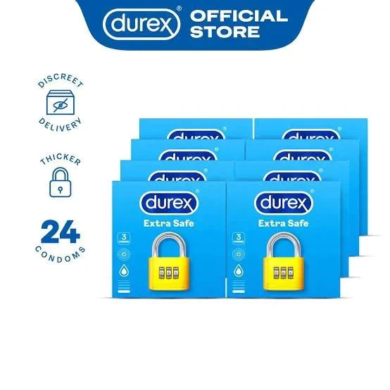 Durex Extra Safe Premium Imported Condom(With Private Packing 🔞)