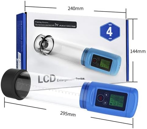 Rechargeable Automatic Vacuum Pump for Men – LCD Display Enlargement Device