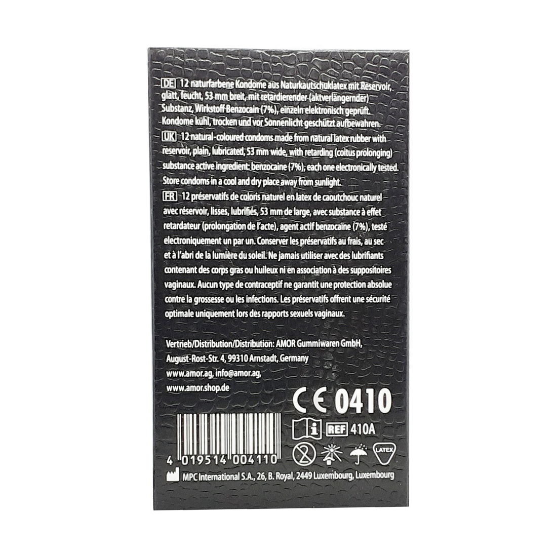 Amor Long Love Delay Condoms Pack of 12