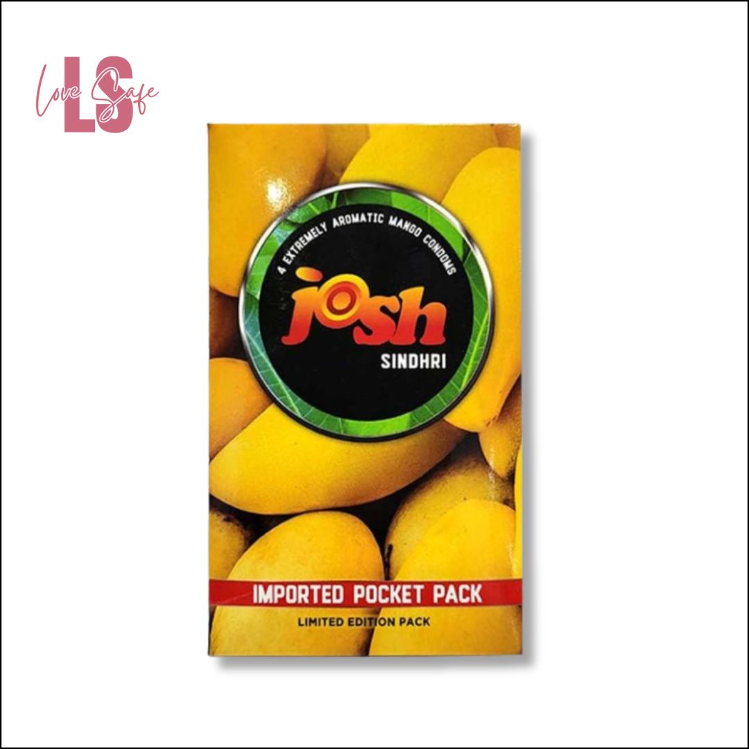JOSH Mango Flavored Condoms Sindhri Pack of 4