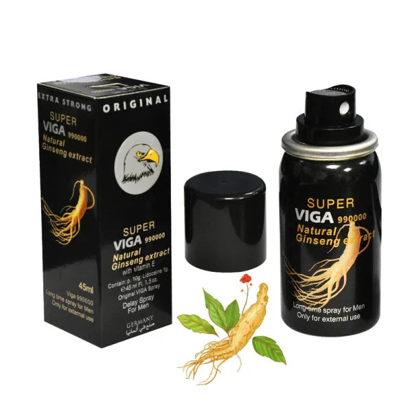 Super Viga 990000 Natural Ginseng Extract Delay Timing Spray